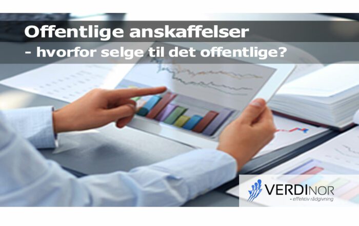 VerdiNor - hvorfor selge til det offentlige?